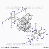 MOTEUR, MOUNTING & LONG BLOCK