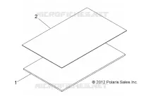 BATTERIE TRAY REAR RIGHT