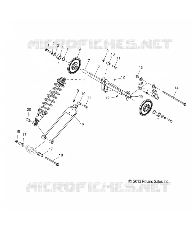 SUSPENSION, BRAS DE SUSPENSION ARRIERE