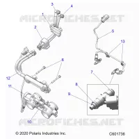 SYSTÃˆME D'ALIMENTATION, RAIL, LINES AND THROTTLE BODY