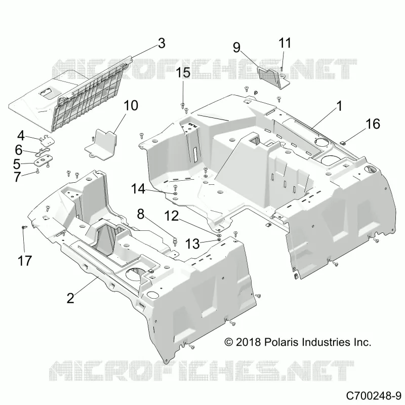 CARROSSERIE ARRIERE RACK