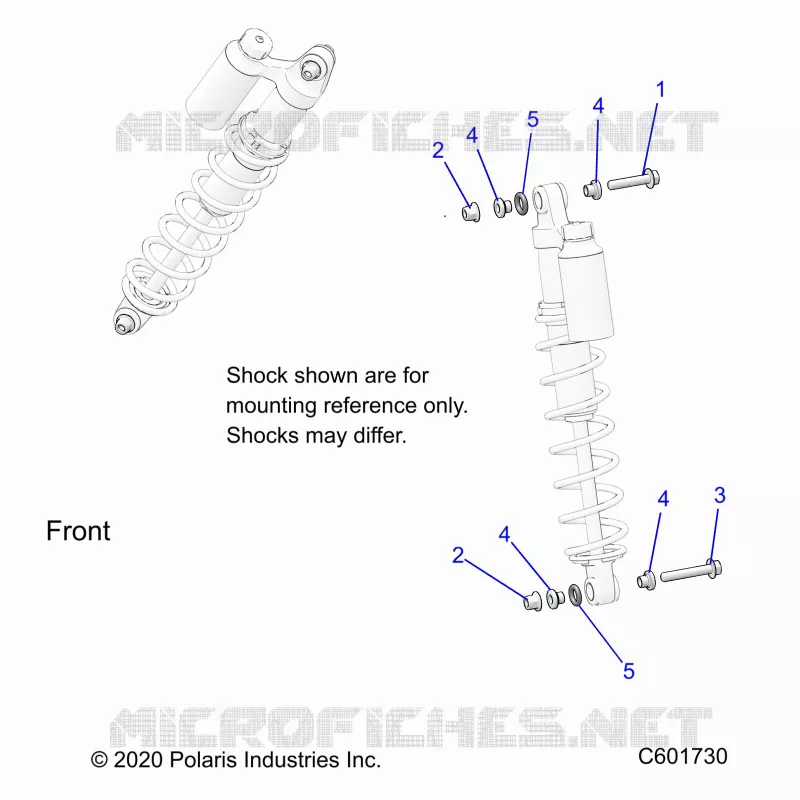 SUSPENSION, IFS AMORTISSEURS MNTG.