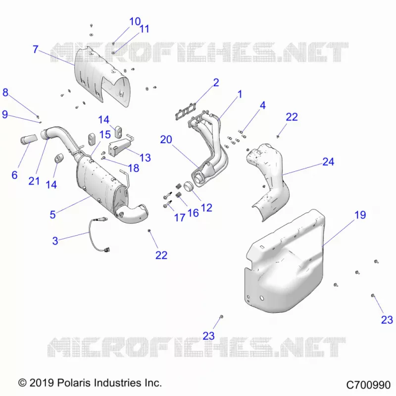 ENGINE, ECHAPPEMENT