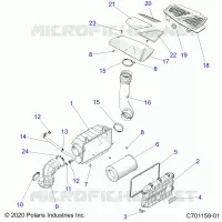 ENGINE, PRISE D'AIR SYSTEM