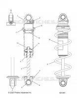 SUSPENSION, AMORTISSEUR AVANT TRACK, MONOTUBE 7045530