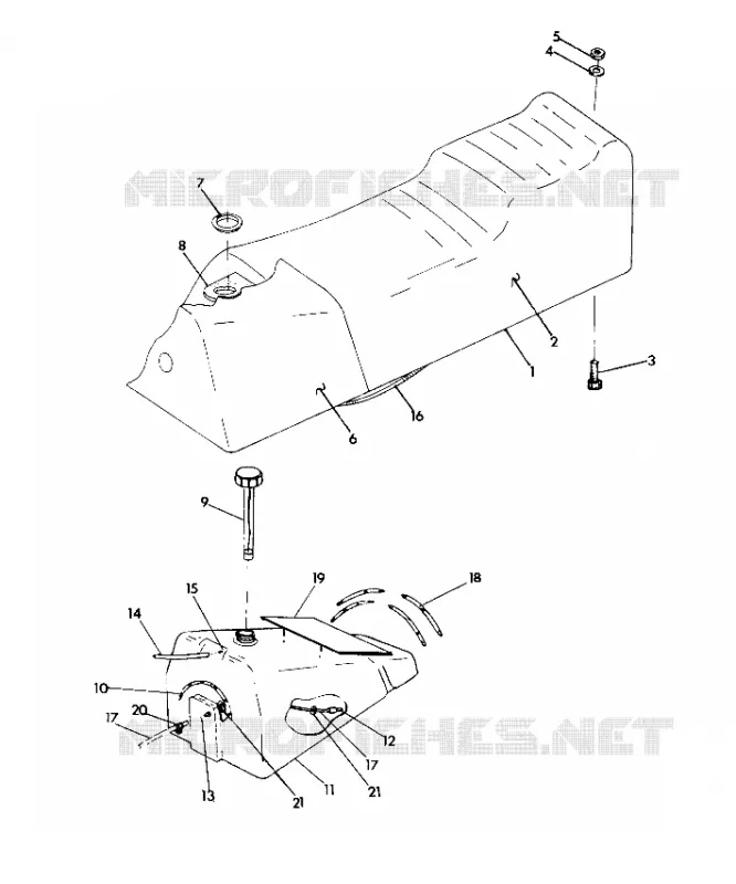SIEGE/RESERVOIR ASSEMBLY SuperTrak (4921292129003A)