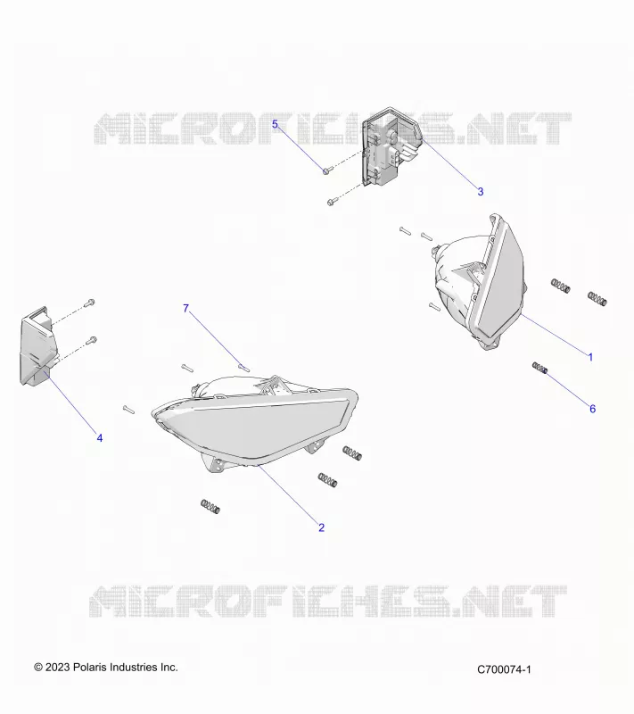 ELECTRICITE, HEADLIGHTS AND TAILLIGHTS