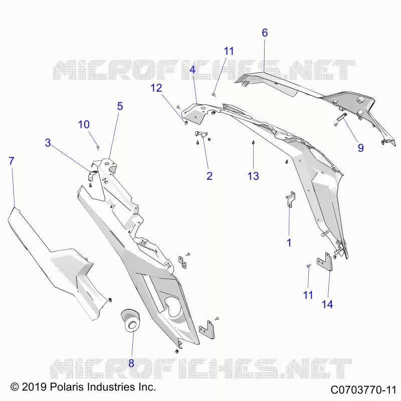 CARROSSERIE ARRIERE FENDERS