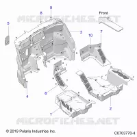 PLANCHER PANELS, FRONT