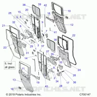 PORTES, REAR, FULL