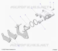 BRAKES, ETRIER DE FREIN ARRIERE