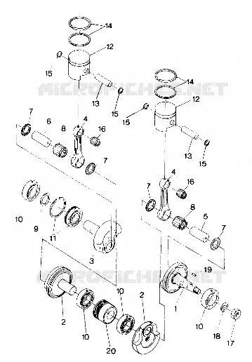 PISTON AND VILEBREQUIN TRAIL (4912701270036A)