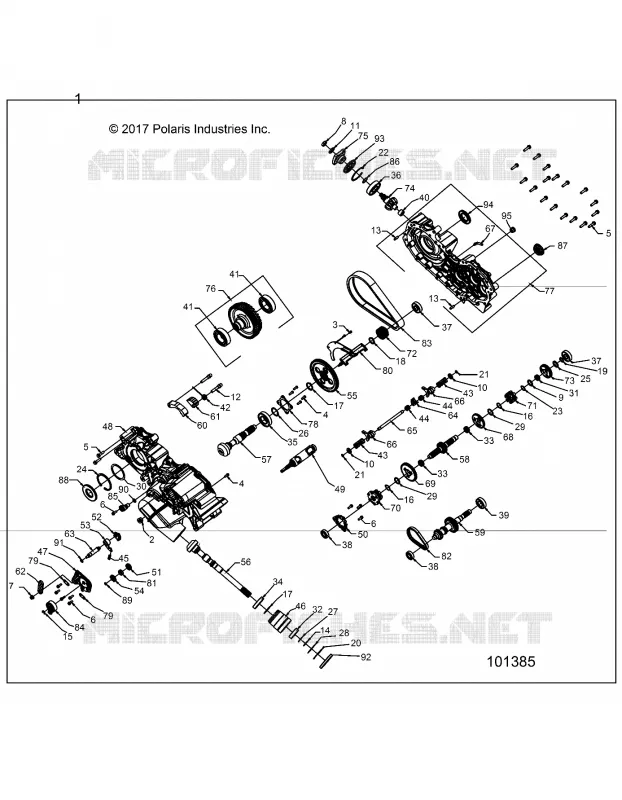 SYSTÃˆME DE TRANSMISSION, MAIN GEARCASE