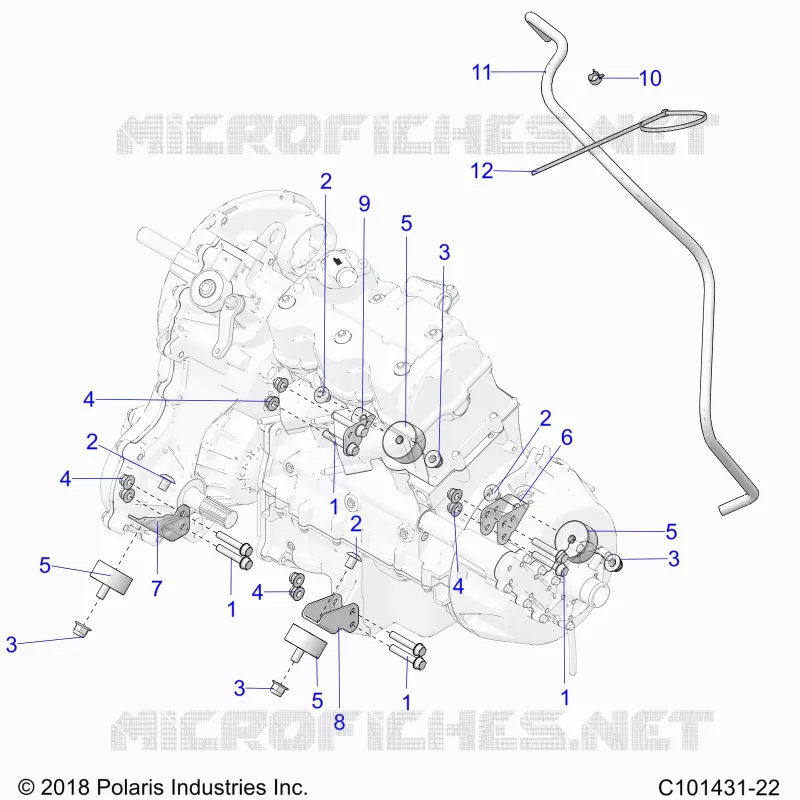 ENGINE, TRANSMISSION MOUNTING & LONG BLOCK
