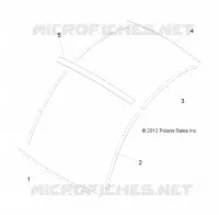 TOIT TRIM, 2 PASSENGER