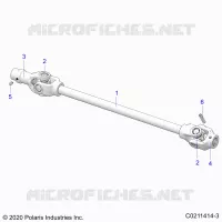 SYSTÃˆME DE TRANSMISSION, FRONT PROP SHAFT