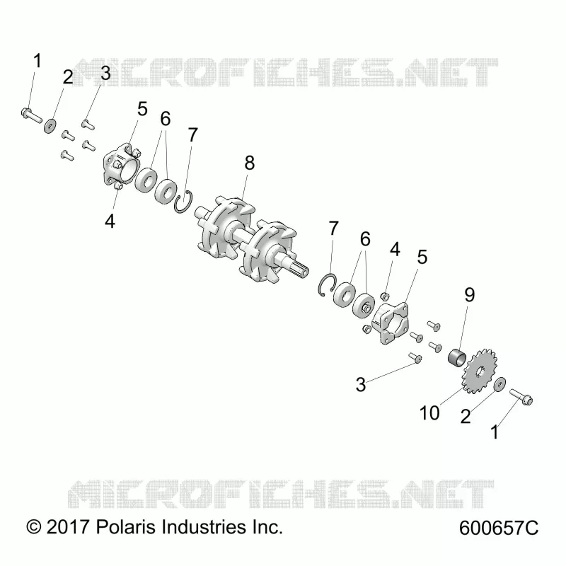 DRIVE TRAIN, ARBRE DE TRANSMISSION ASM.