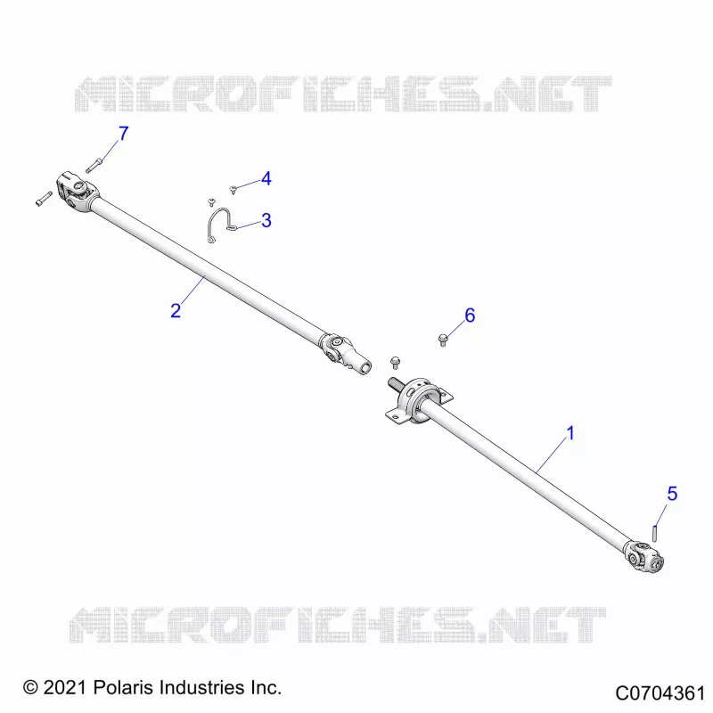 SYSTÃˆME DE TRANSMISSION, PROP SHAFT