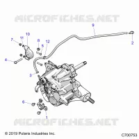 DRIVE TRAIN, MAIN SUPPORT PONT- Z20CHA57A2/E57AM (C700753)
