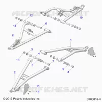 SUSPENSION AVANT CONTROL ARMS