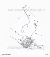 SYSTÃˆME DE TRANSMISSION, FRONT GEARCASE MOUNTING