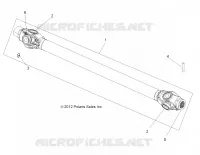 DRIVE TRAIN, ARBRE DE TRANSMISSION, FRONT