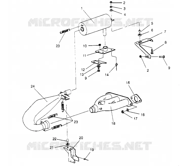 ECHAPPEMENT  RXL 0956768 (4930783078C004)