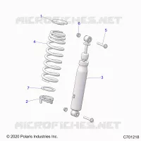 SUSPENSION, AMORTISSEUR AVANT MOUNTING