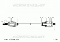 SYSTÃˆME DE TRANSMISSION, FRONT HALF SHAFT