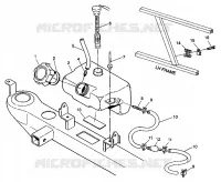 RESERVOIR D'HUILE ASSEMBLY 6X6 350L W938739 (4924062406009A)