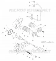 MOTEUR, OIL SYSTEM and POMPE A HUILE