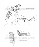 GARDE BOUE ASM., LH/RH