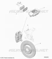 BRAKES, ETRIER DE FREIN AVANT