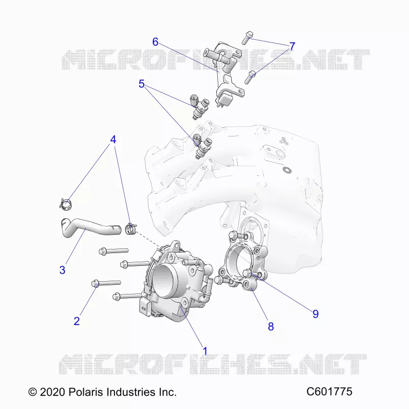 SYSTÃˆME D'ALIMENTATION, THROTTLE BODY/FUEL RAIL