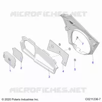 BODY, CLOSE OFF PANEL and ACCESS PANEL