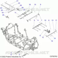 CHASSIS, MAIN FRAME AND SKID PLATES
