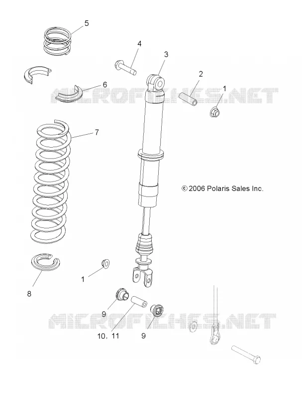 SUSPENSION ARRIERE SUPPORT AMORTISSEUR 
