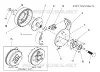 ROUES, COMPONENTS, END, LEFT REAR