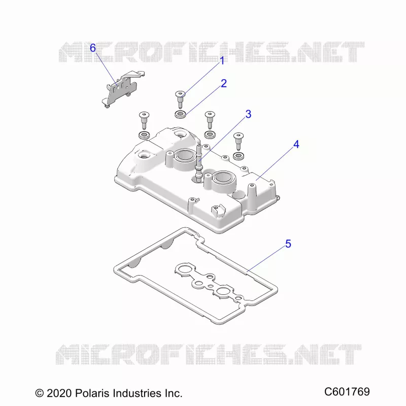 ENGINE, COUVERCLE SOUPAPE