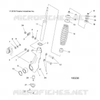 SUSPENSION, JAMBE DE FORCE AVANT