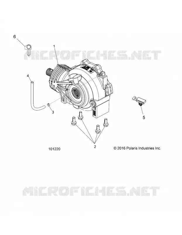 SYSTÈME DE TRANSMISSION, FRONT GEARCASE MOUNTING