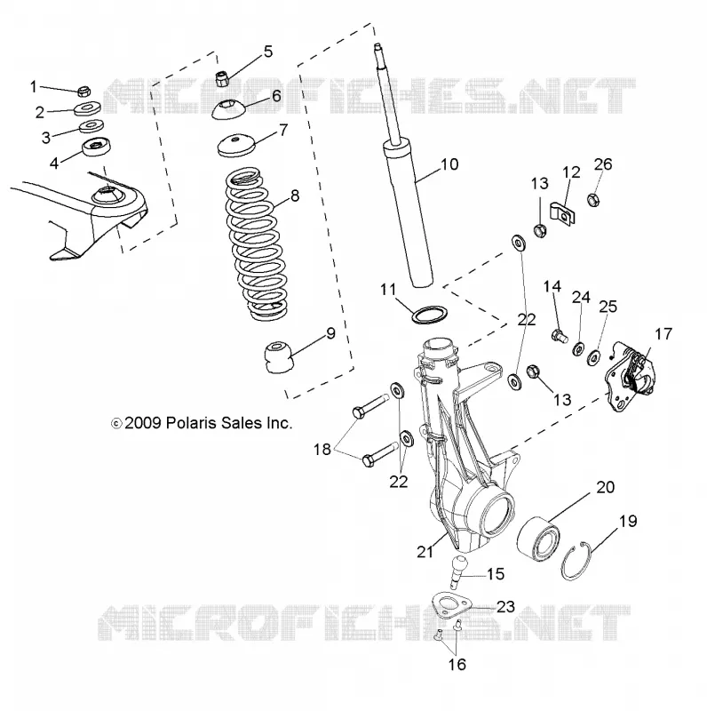SUSPENSION AVANT SUPPORT