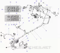 ELECTRICITE, WIRE HARNESS, CHASSIS