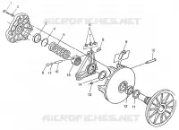 EMBRAYAGE DE TRANSMISSION WIDETRAK GT 0972061 AND EUROPEAN WIDETRAK GT E972061 (4938173817B013)
