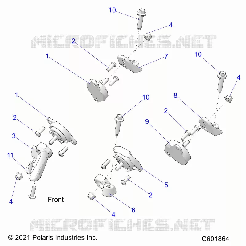 MOTEUR, MOUNTING & LONG BLOCK