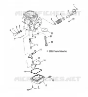 MOTEUR, CARBURATEUR, LOWER