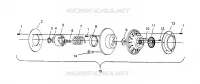 EMBRAYAGE DE TRANSMISSION CLASSIC TOURING 0963365 AND EUROPEAN CLASSIC TOURING E963365 (4933623362C002)