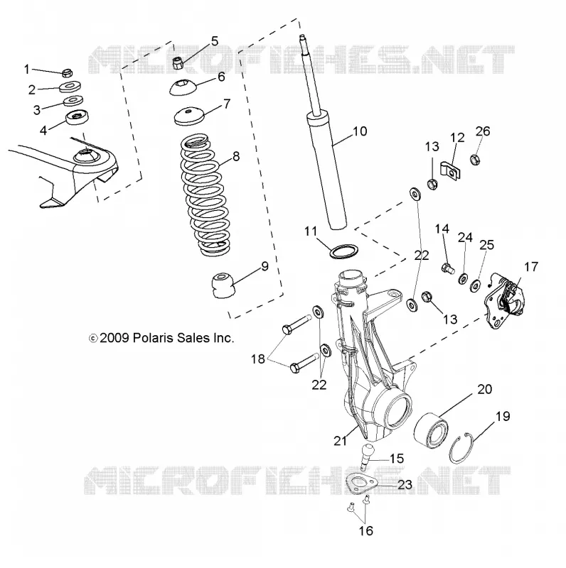 SUSPENSION AVANT SUPPORT