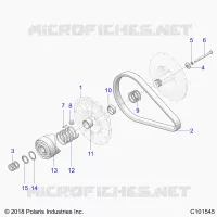 SYSTÃˆME DE TRANSMISSION, SECONDARY CLUTCH