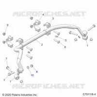 SUSPENSION, REAR BARRE STABILISATRICE
